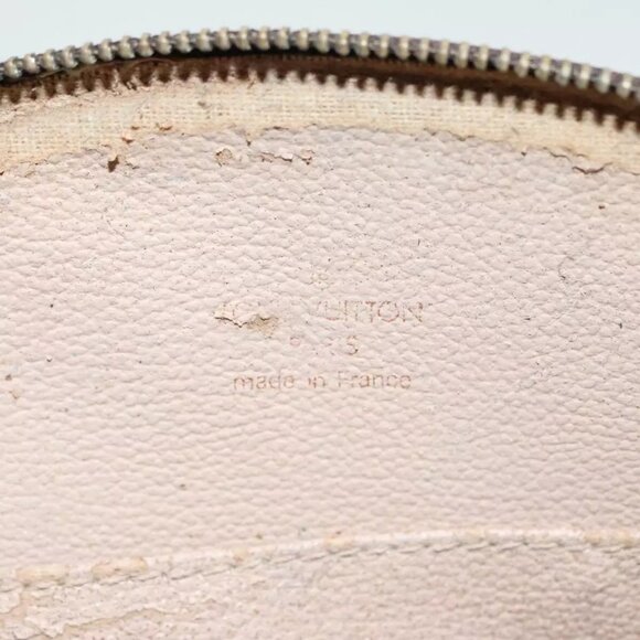 LOUIS VUITTON Monogram Trousse Demi Ronde Cosmetic Pouch M47520 LV Auth 89925 - Picture 10 of 16